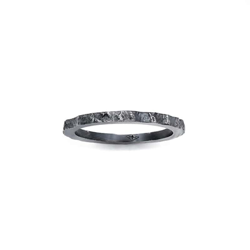 Hyper-I-O-S silver ring