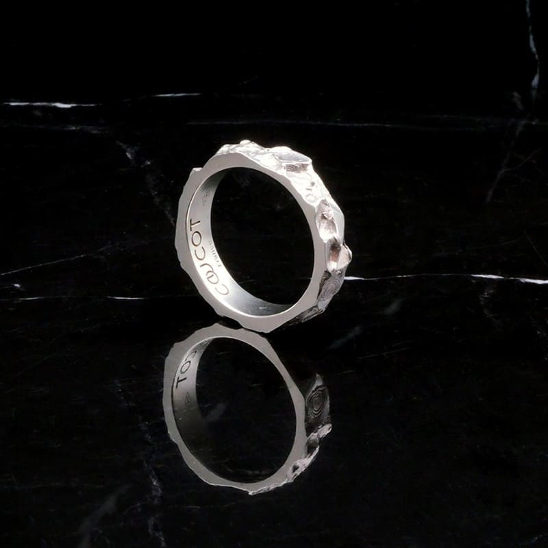 Alliance homme en argent - A76 L