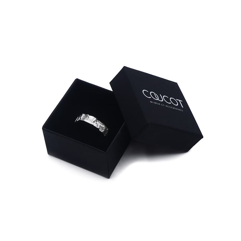 Men's wedding silver ring A-76-L