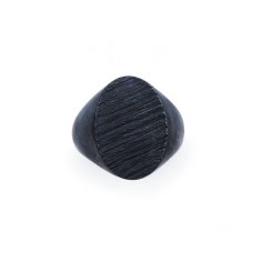 Bague chevalière Tungst-N-S