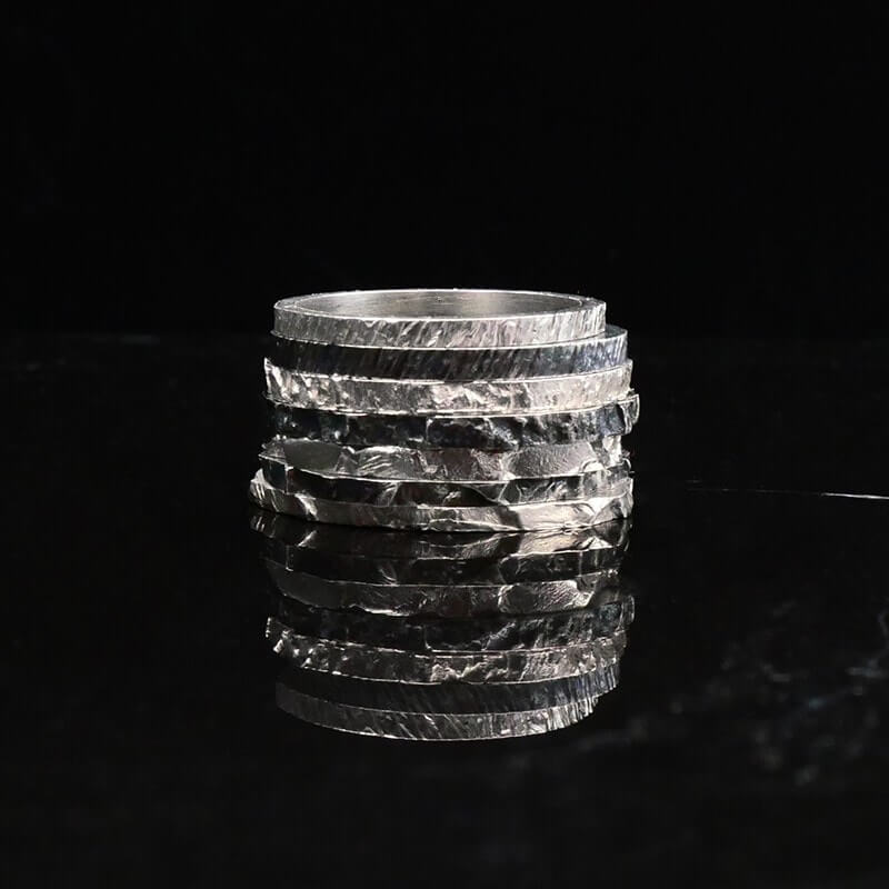 Bague semainier en argent