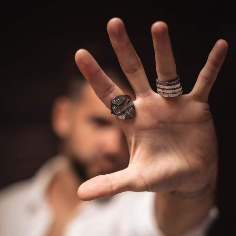 Bague semainier en argent