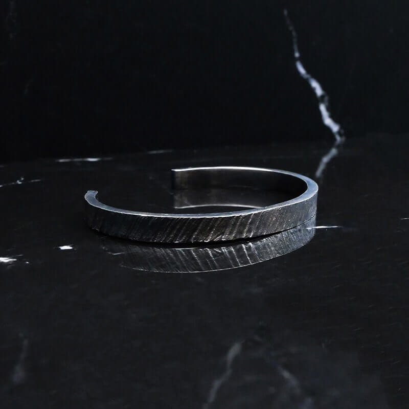 Manchette en argent Tungst-N-S