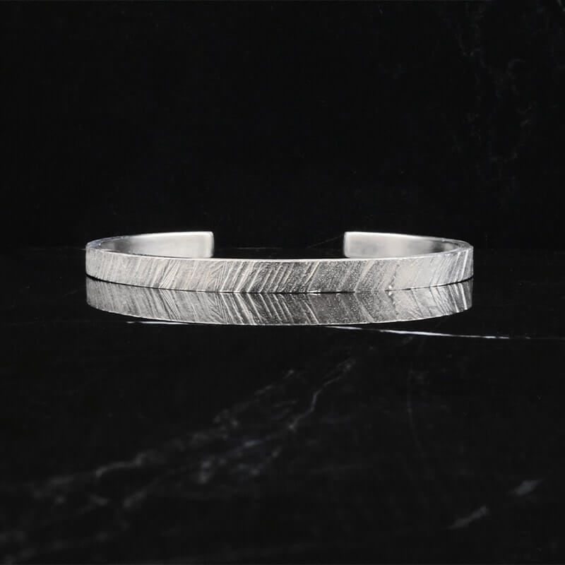 Manchette en argent Tungst-N-S