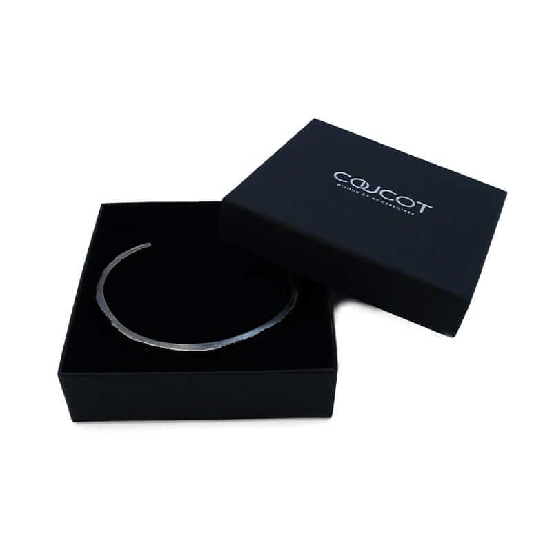 Hyper-IO-S silver cuff-bracelet