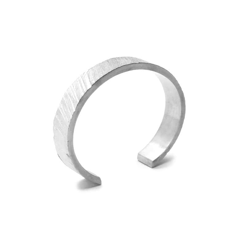 Tungst-N-L silver cuff-bracelet