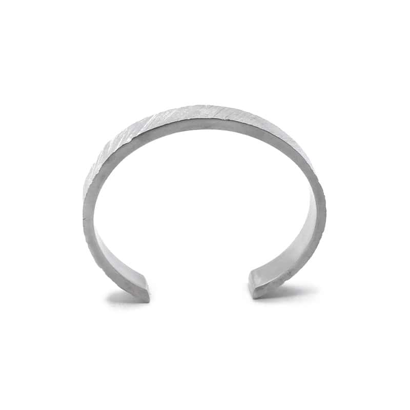 Tungst-N-L silver cuff-bracelet