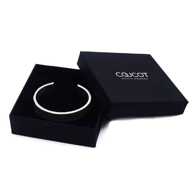 Tungst-N-L silver cuff-bracelet