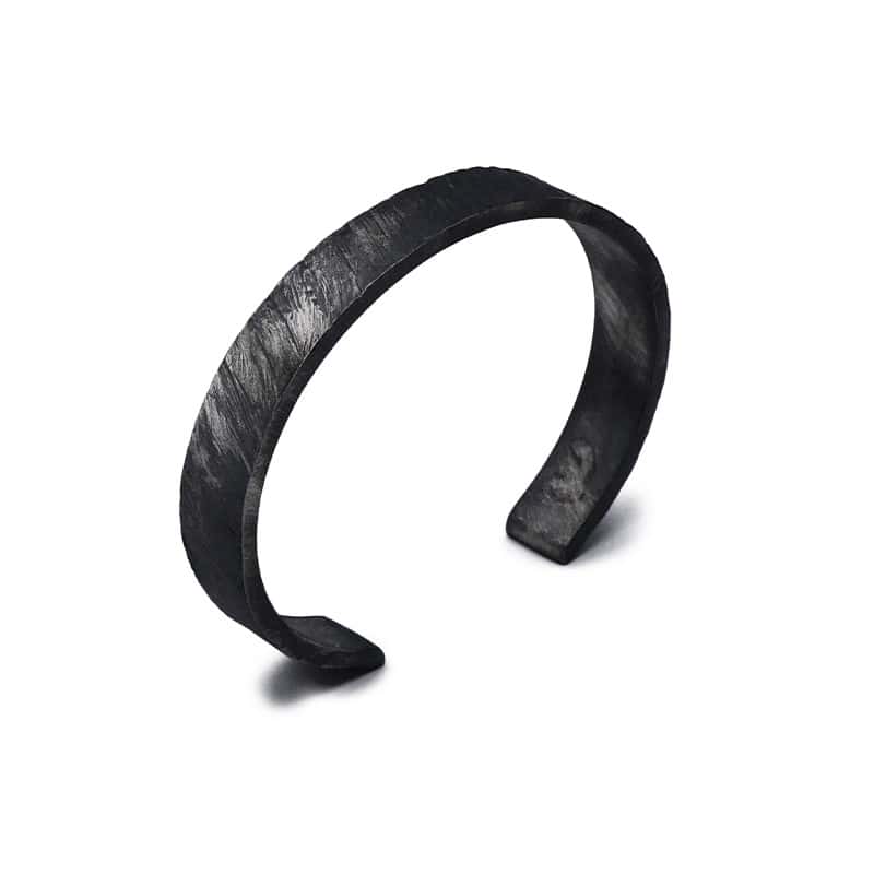 Tungst-N-L silver cuff-bracelet