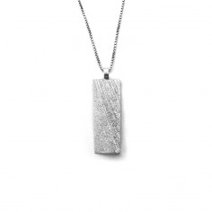 Tungst-N-S silver necklace