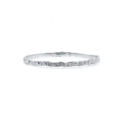 Hyper-IO silver bangle