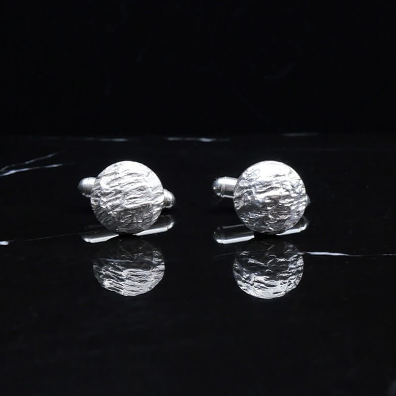 Hyper-IO Silver Cufflinks