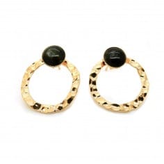 gold plated earrings - Orpheus