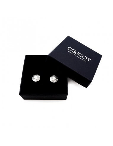 Boutons de manchettes en argent A76